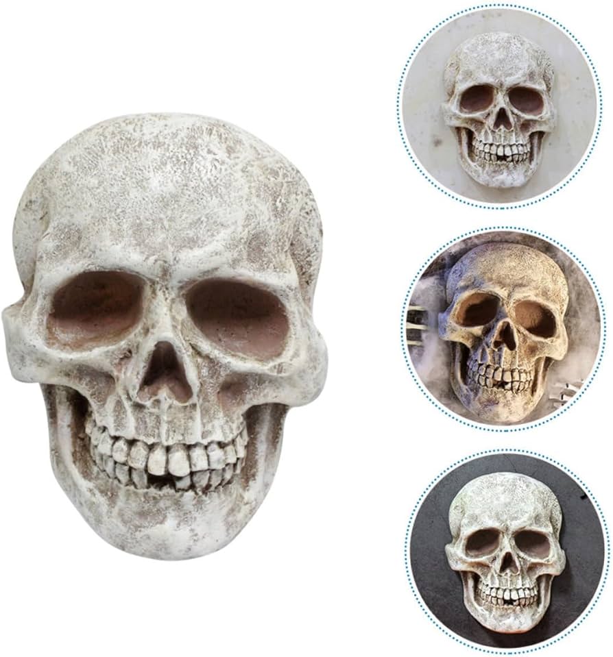 Amazon.co.jp: WRITWAA 頭蓋骨の装飾品 スカルウォールアート